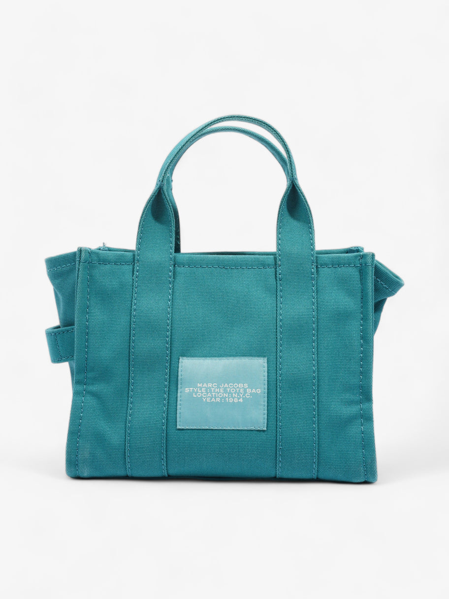 Marc Jacobs The Tote Bag Harbour Blue Canvas Mini Image 4