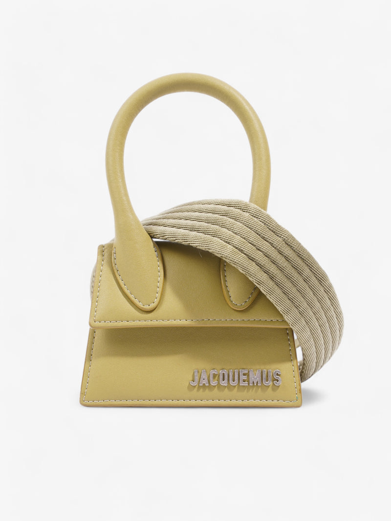  Jacquemus Le Chiquito Homme Olive Green Leather