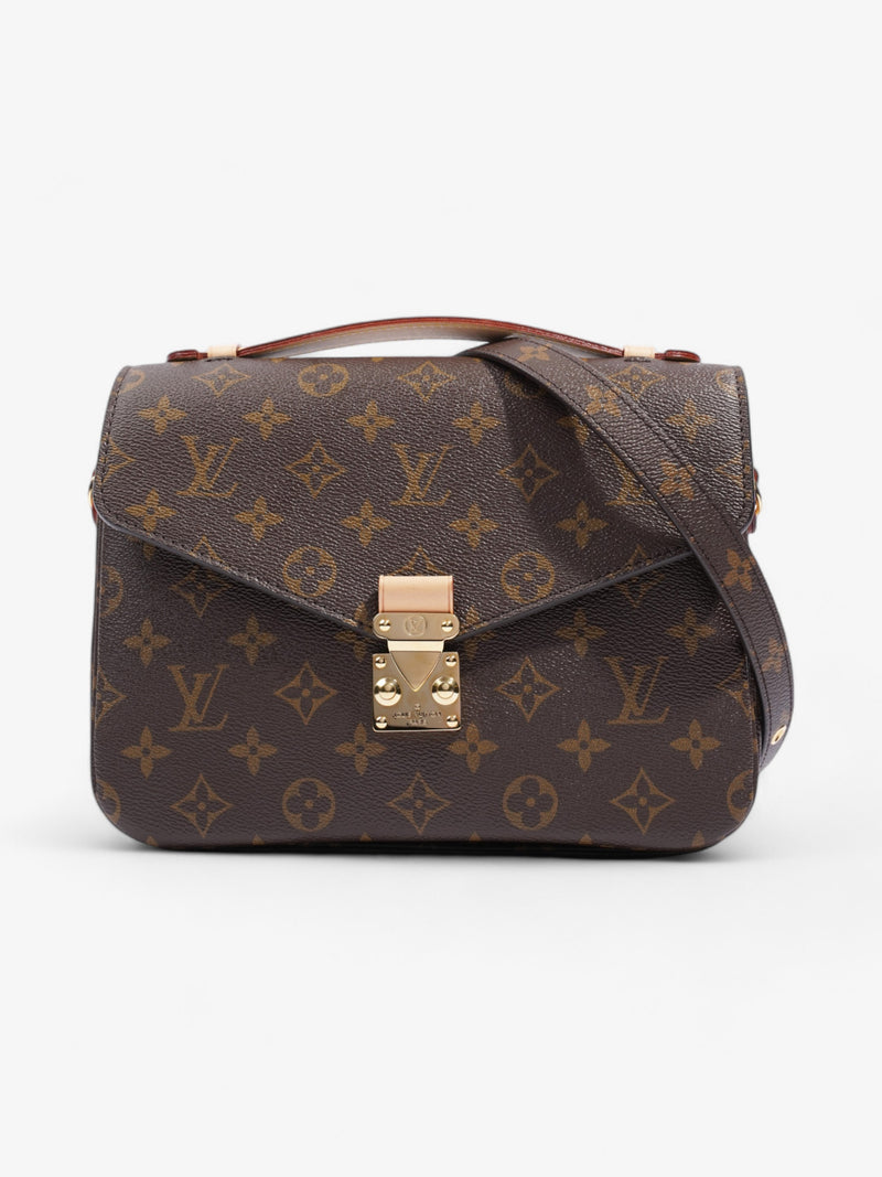  Louis Vuitton Pochette Metis Monogram Coated Canvas