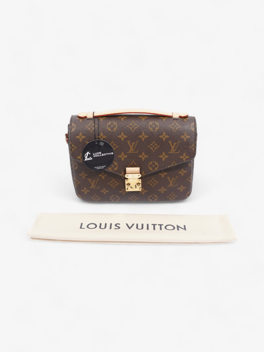 Louis Vuitton Pochette Metis Monogram Coated Canvas Image 9