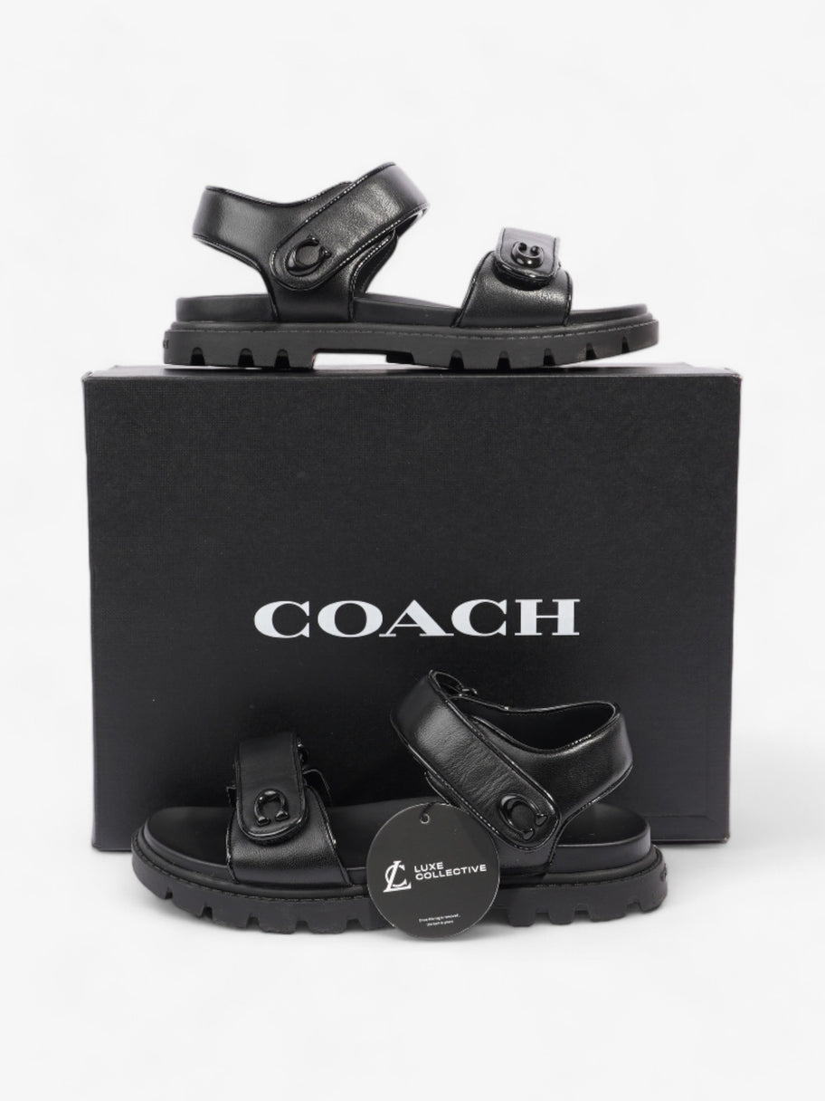 Coach Brynn Sandals Black Leather EU 36.5 UK 3.5 Image 10