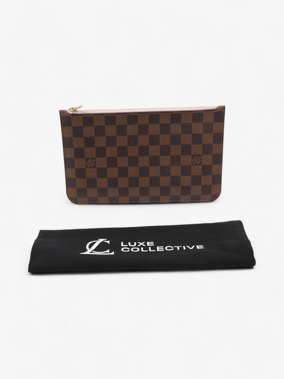 Louis Vuitton Neverful Pochette Damier Ebene Coated Canvas Image 7