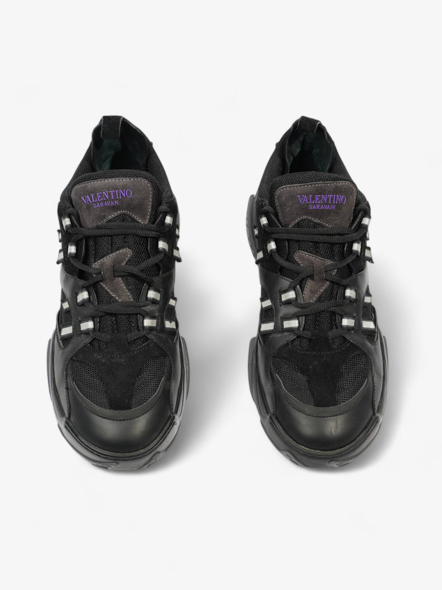 Garavani Low-top Sneakers Black / Purple Mesh EU 44 UK 10 Image 8