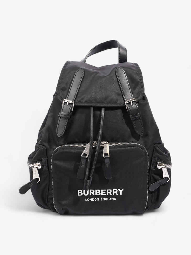  Burberry Rucksack Backpack Black Nylon Medium