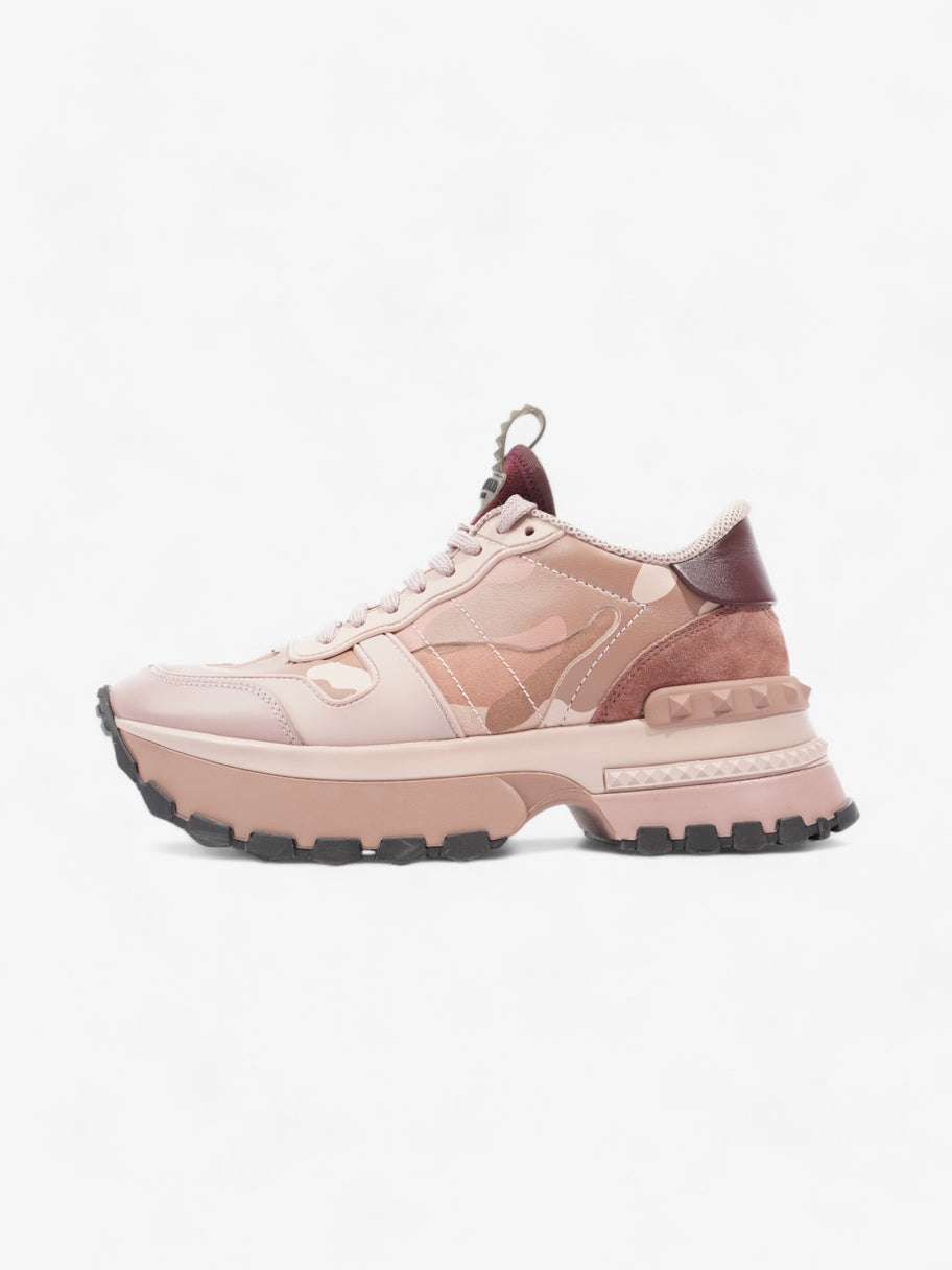 Valentino Rockrunner Up Sneakers Pink / Nude / Maroon Leather EU 38.5 UK 5.5 Image 5