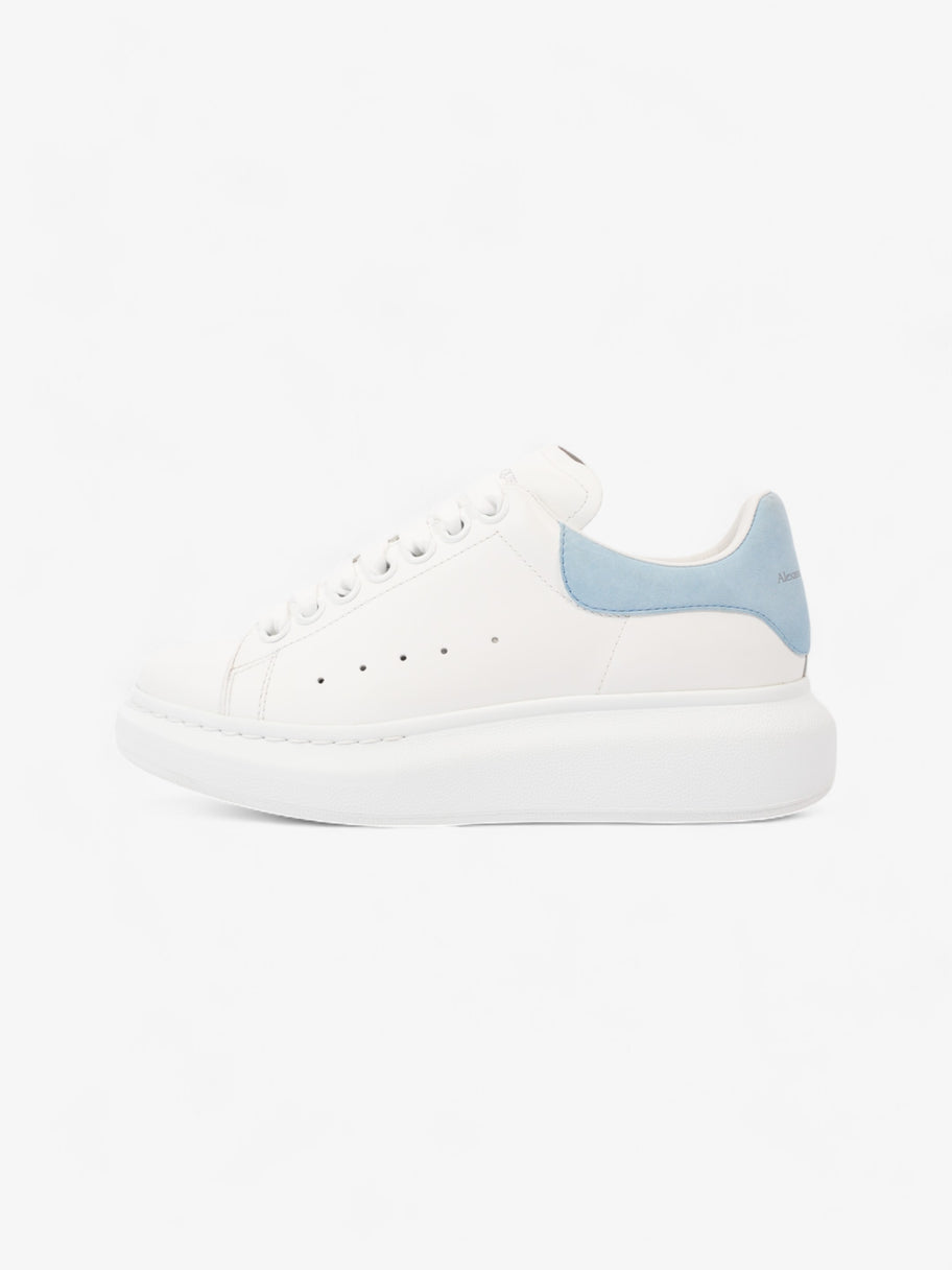 Alexander McQueen Oversized Sneakers White  / Light Blue Tab Leather EU 35 UK 2 Image 5