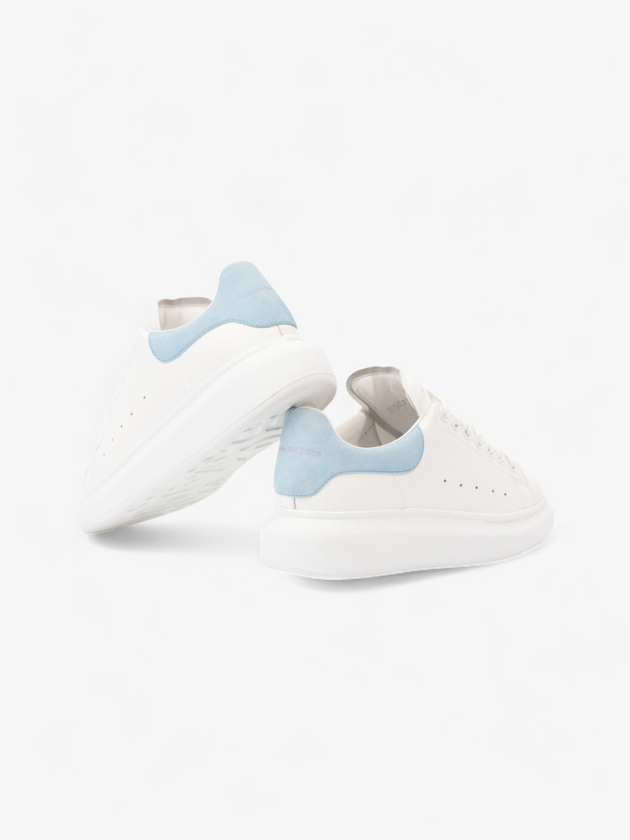 Alexander McQueen Oversized Sneakers White  / Light Blue Tab Leather EU 35 UK 2 Image 9