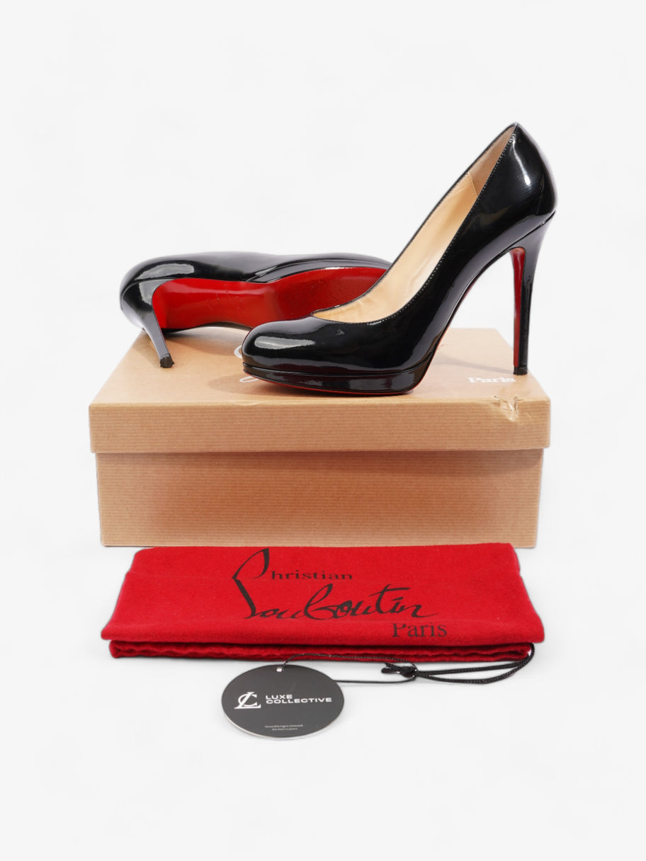 Christian Louboutin New Simple Pump  120 Black Patent Leather EU 36.5 UK 3.5 Image 10