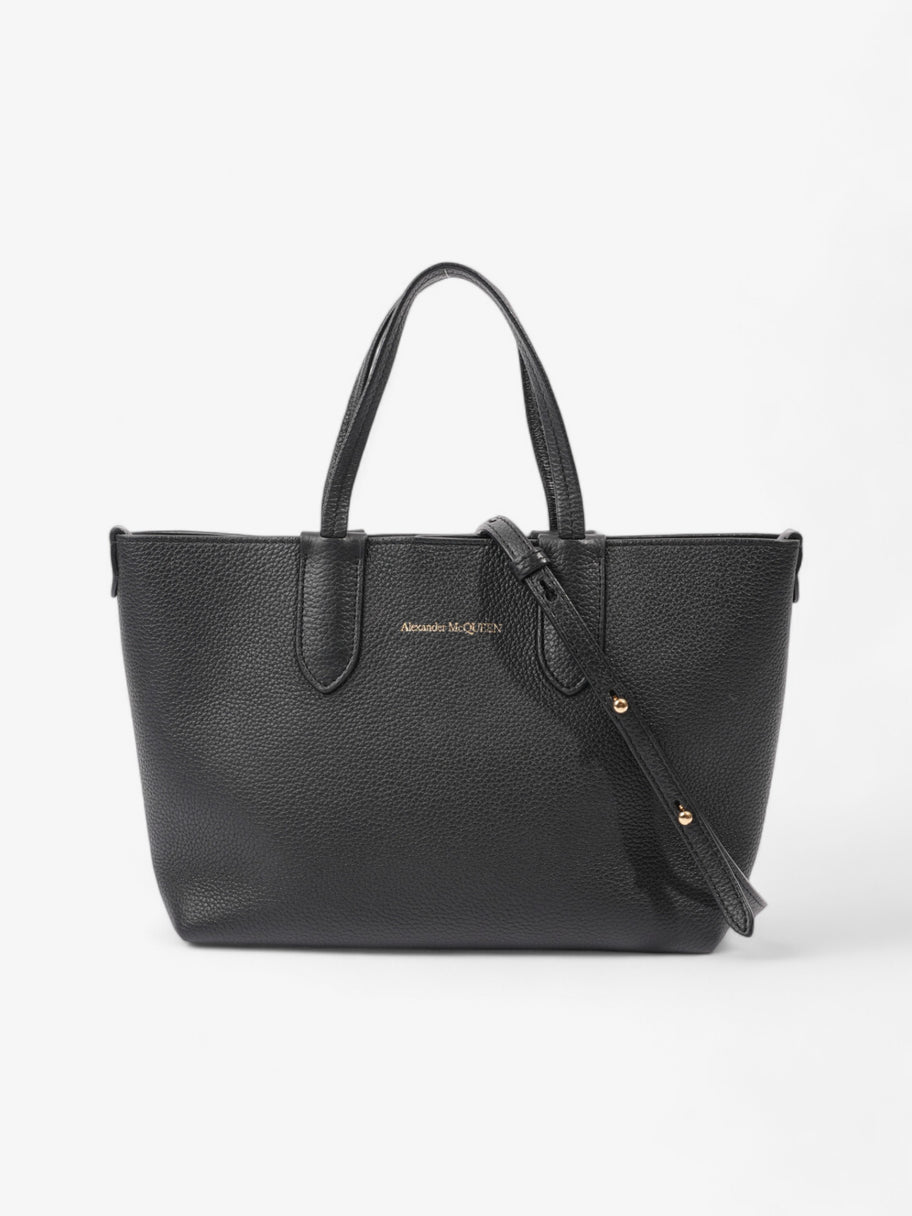 Alexander McQueen Shopper Tote Black Leather Small Image 1