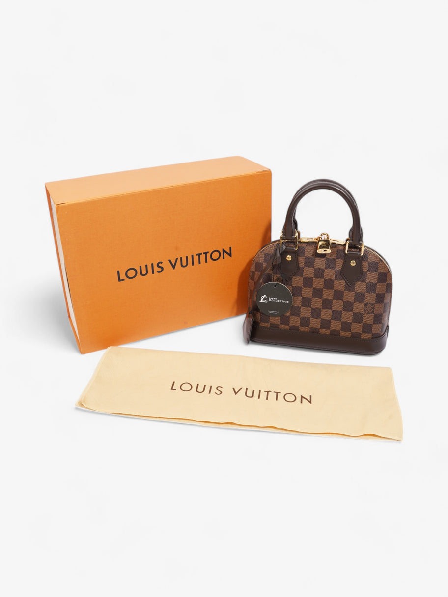 Louis Vuitton Alma Damier Ebene Coated Canvas BB Image 8