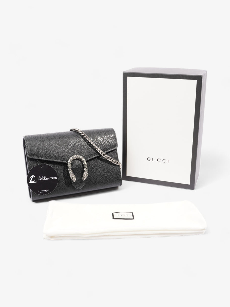 Gucci Dionysus Chain Wallet Black Calfskin Leather Mini Image 7