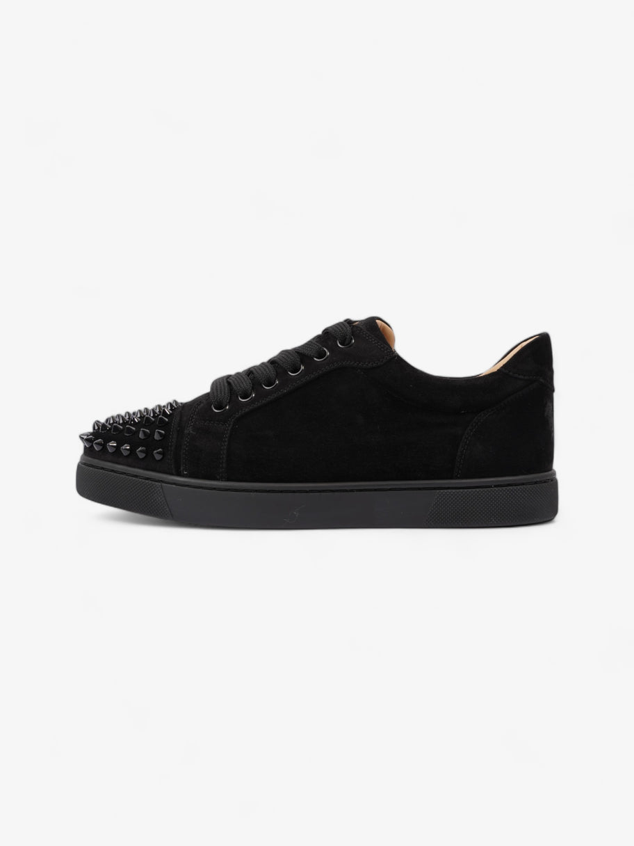 Christian Louboutin Vieira Spikes Flat Black Suede EU 38 UK 5 Image 5