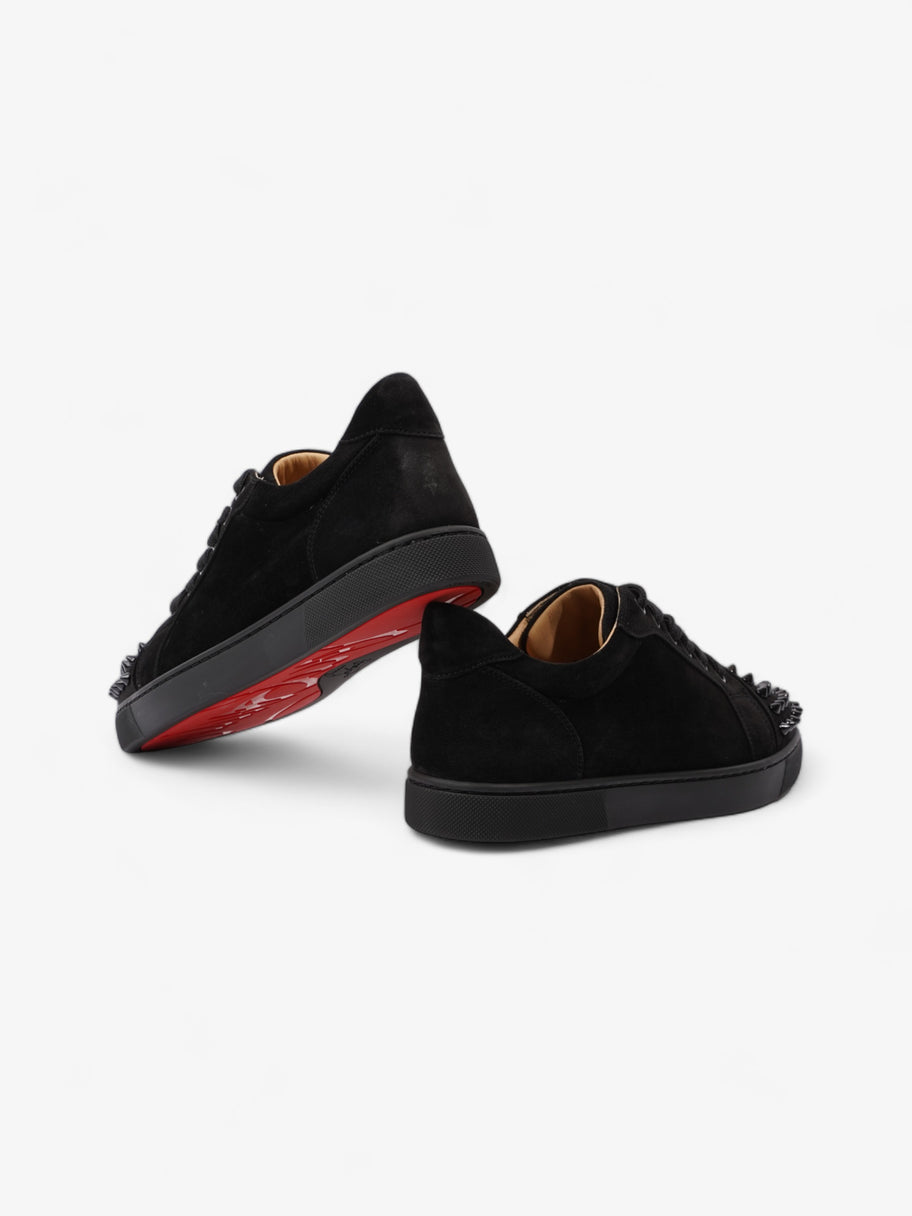 Christian Louboutin Vieira Spikes Flat Black Suede EU 38 UK 5 Image 9