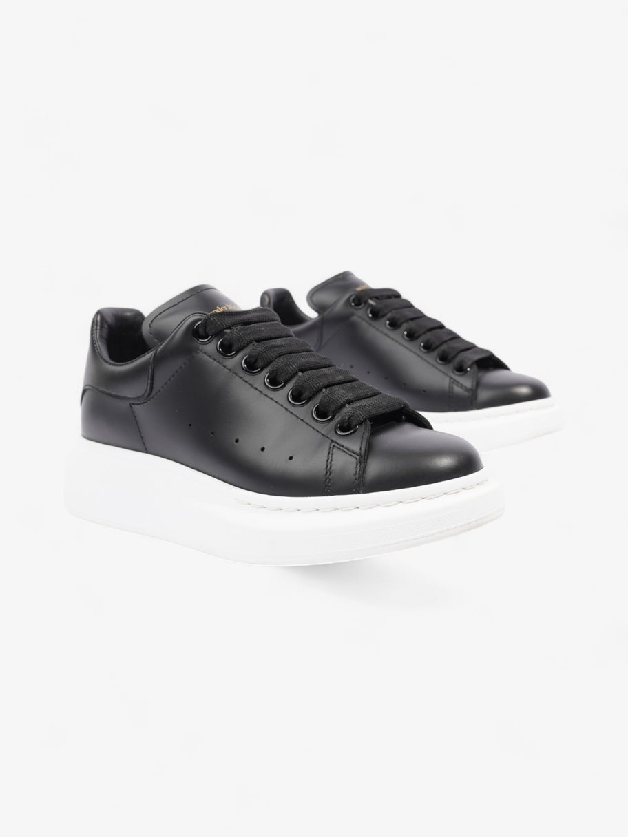 Alexander McQueen Oversized Sneakers Black Leather EU 35 UK 2 Image 2