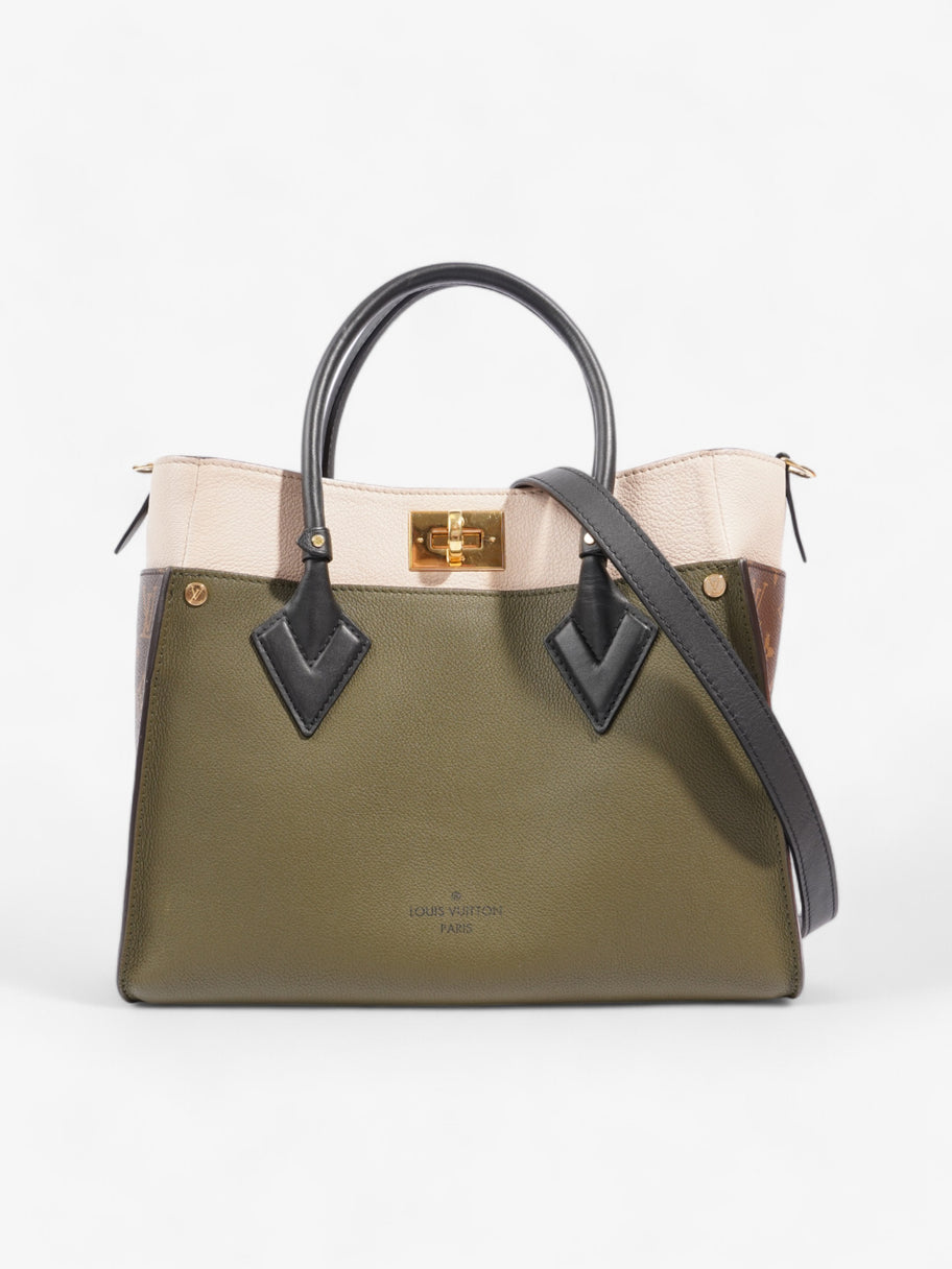 Louis Vuitton On My Side Olive Green / Cream / Monogram Leather Image 1