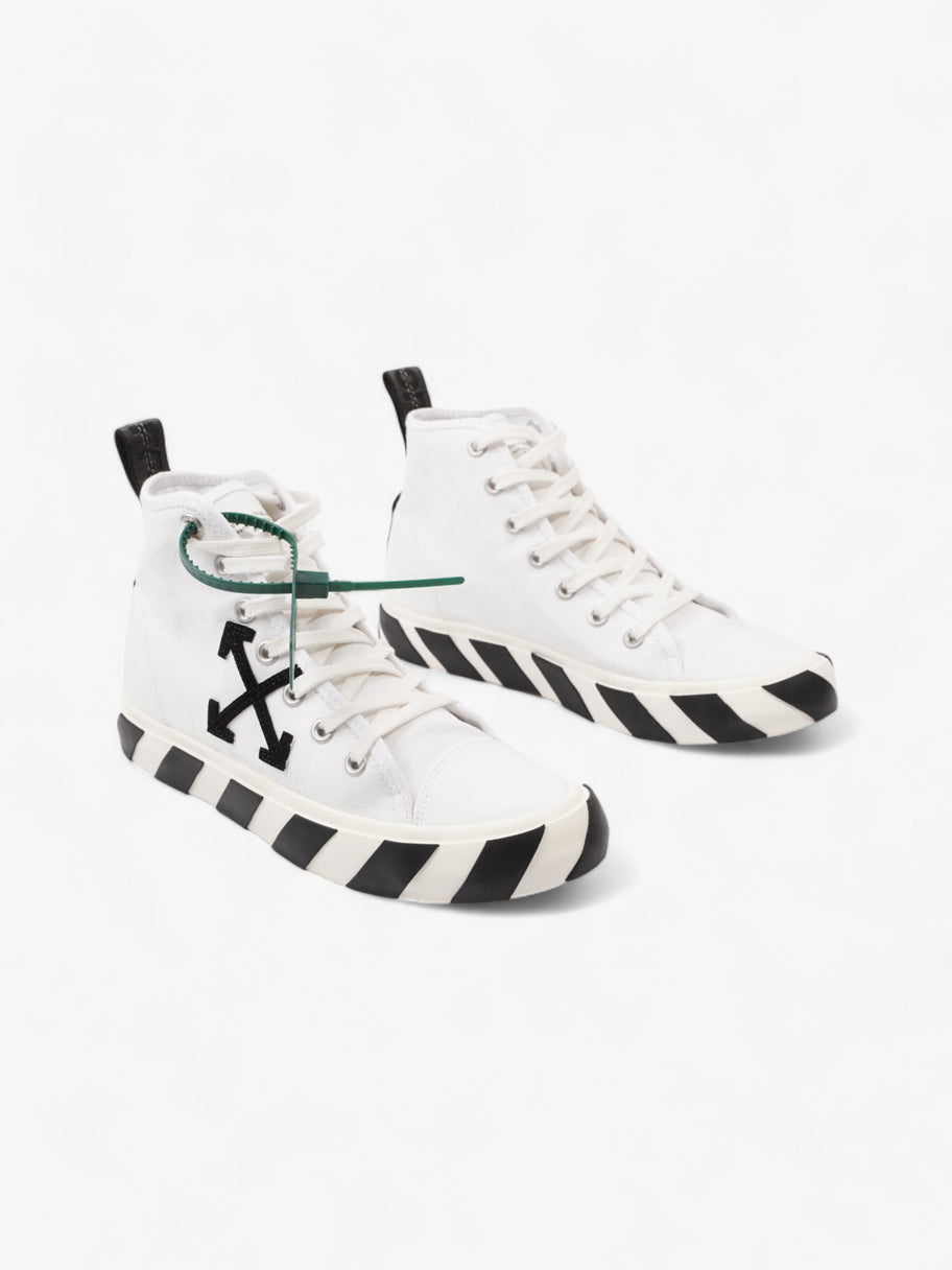 Off White Vulcanized High-top Sneakers White / Black Canvas EU 42 UK 8 Image 2