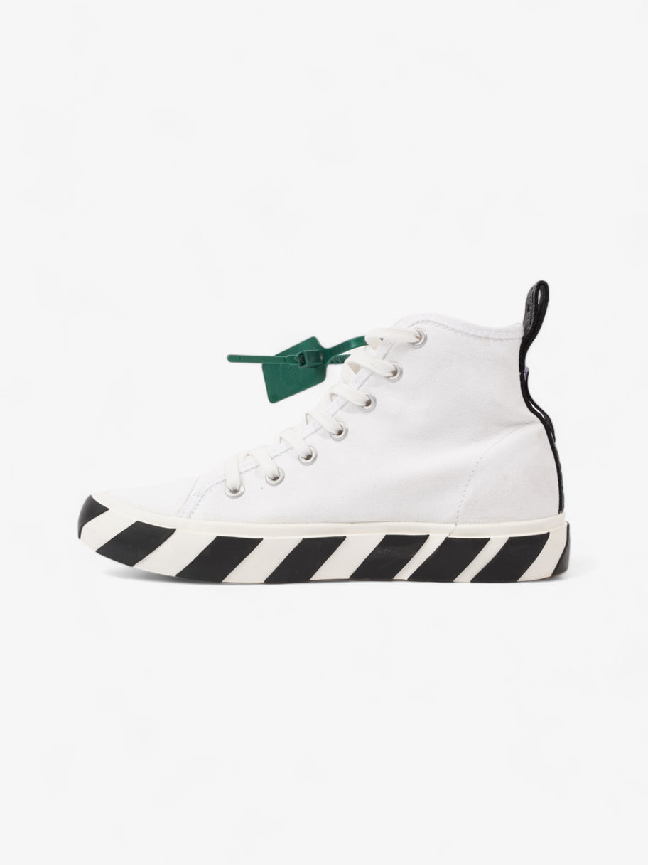 Off White Vulcanized High-top Sneakers White / Black Canvas EU 42 UK 8 Image 3