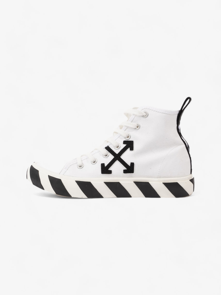 Off White Vulcanized High-top Sneakers White / Black Canvas EU 42 UK 8 Image 5