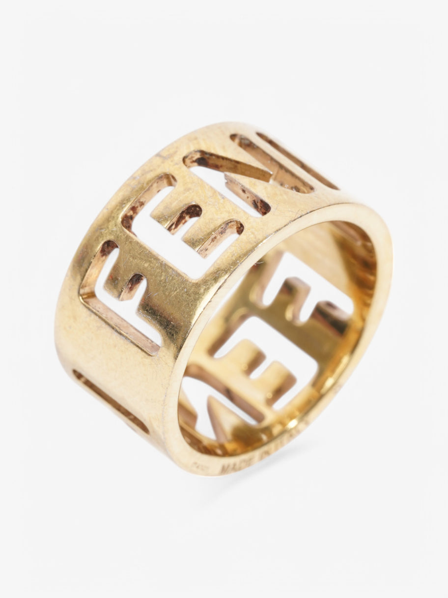 Fendi Fendi Ring Gold Base Metal 52mm Image 3