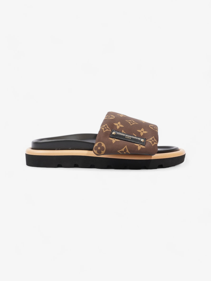  Louis Vuitton Pool Pillow Slides Monogram / Black Nylon EU 39 UK 6