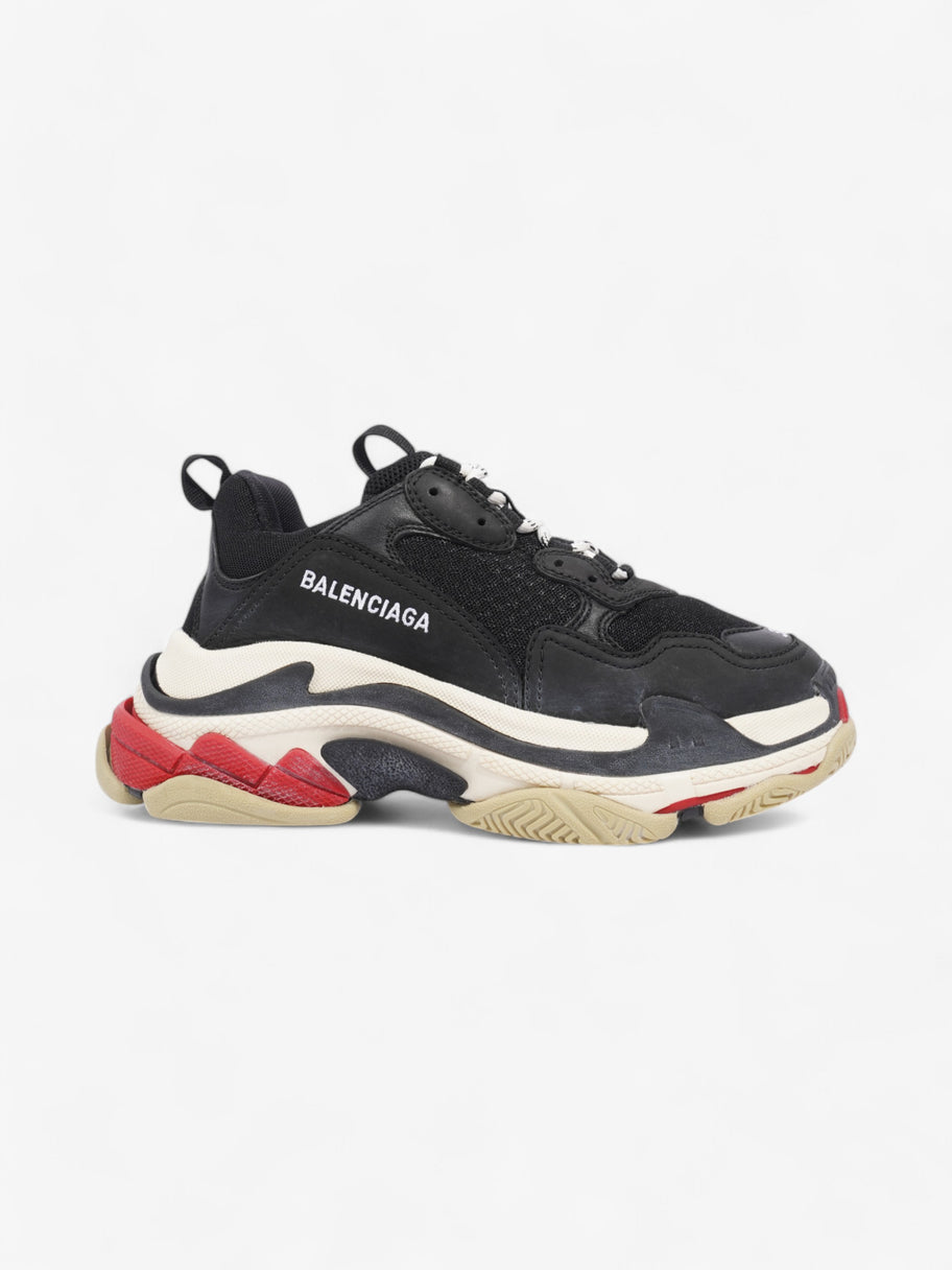 Balenciaga Triple S Black / White / Red Mesh EU 38 UK 5 Image 1