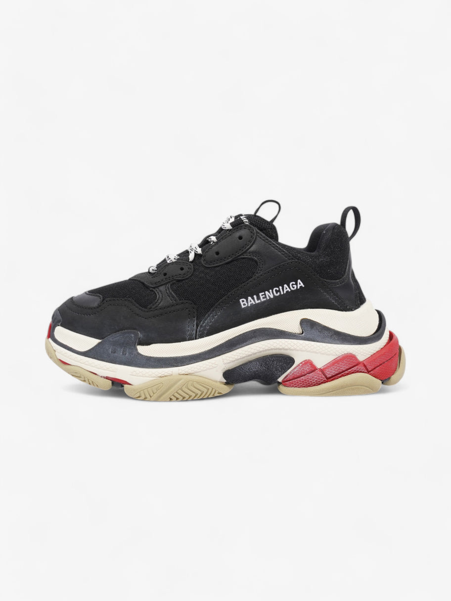 Balenciaga Triple S Black / White / Red Mesh EU 38 UK 5 Image 5