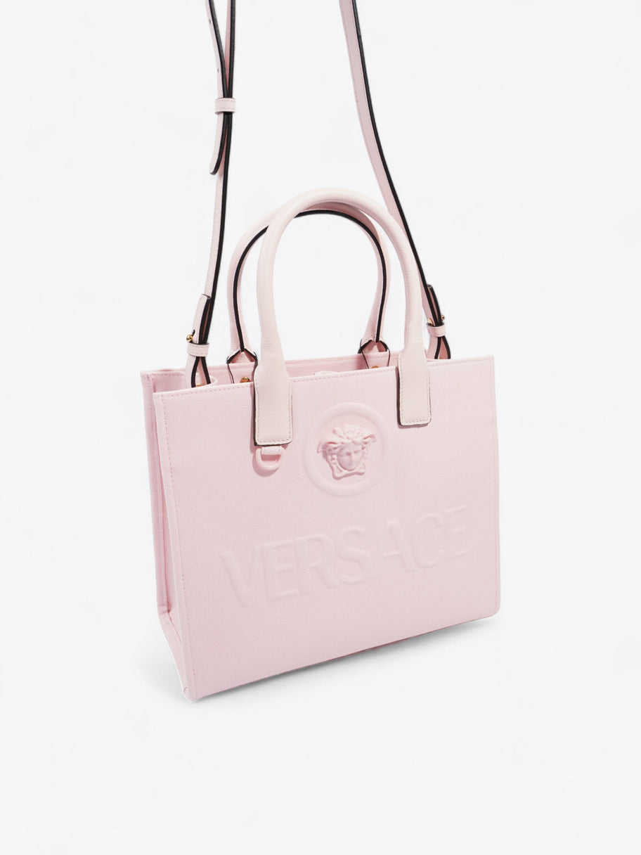 Versace La Medusa Tote Pink Canvas Small Image 7