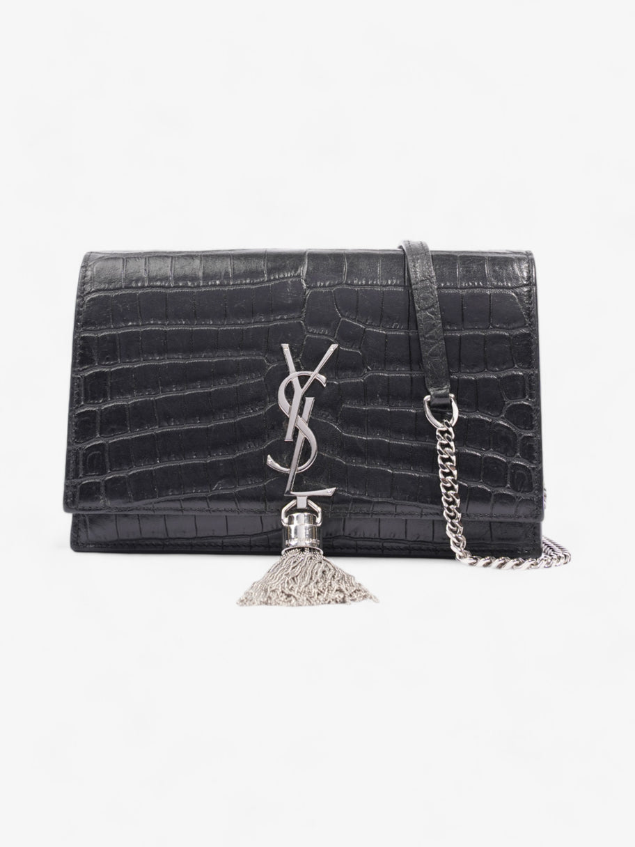 Saint Laurent Kate Tassel Bag Black Calfskin Leather Small Image 1