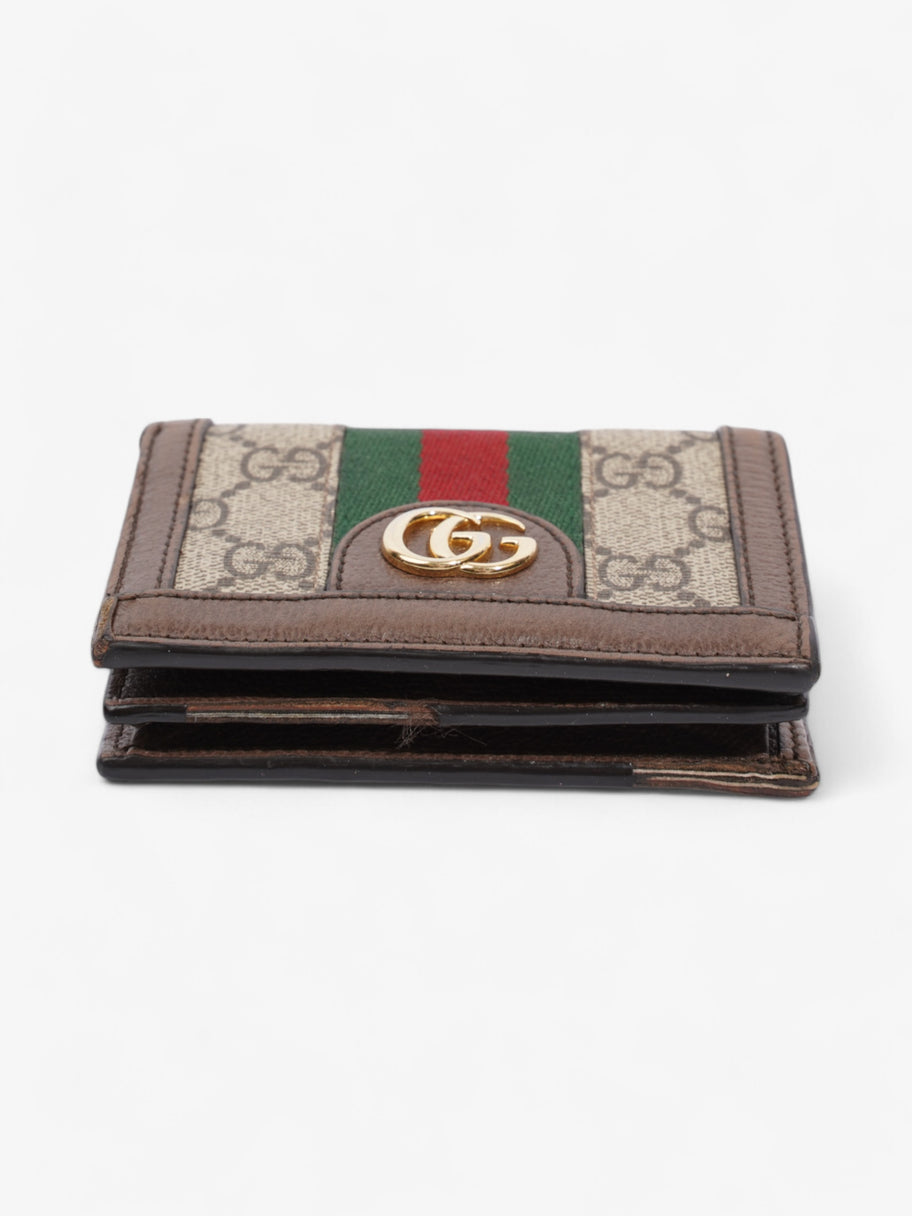 Gucci GG Ophidia Wallet GG Supreme / Brown / Gold Canvas Image 5