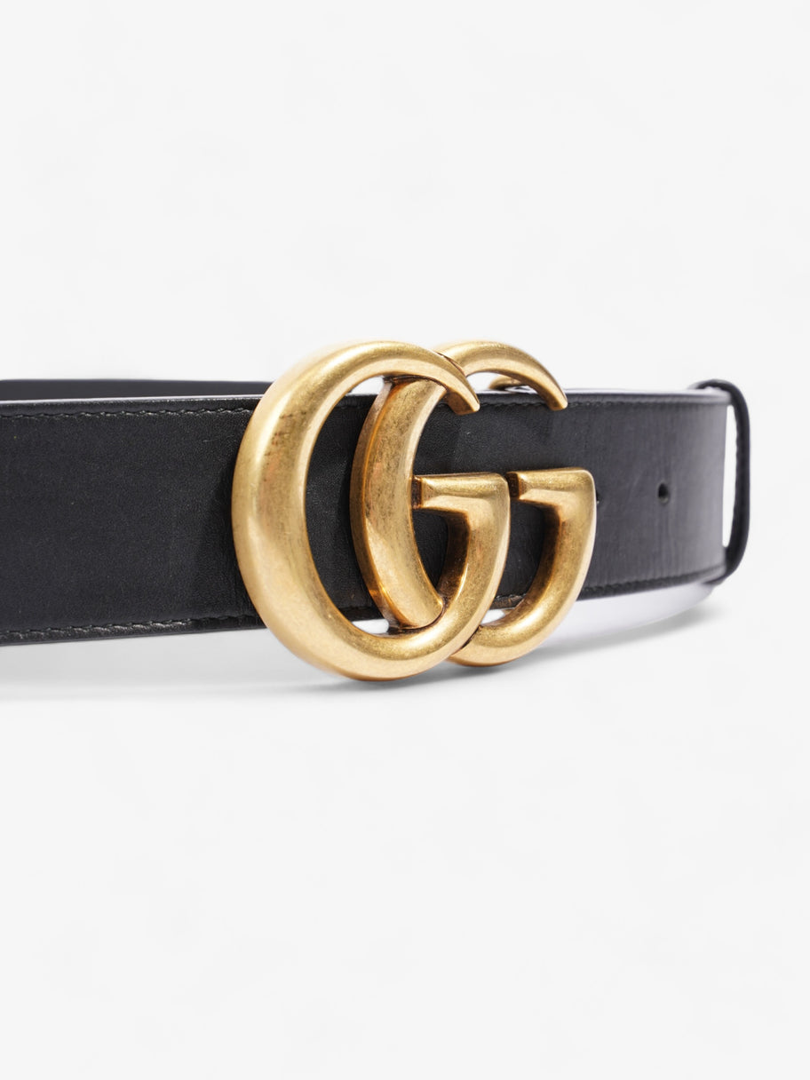 Gucci GG Marmont Belt Black Leather 95cm 38mm Image 2