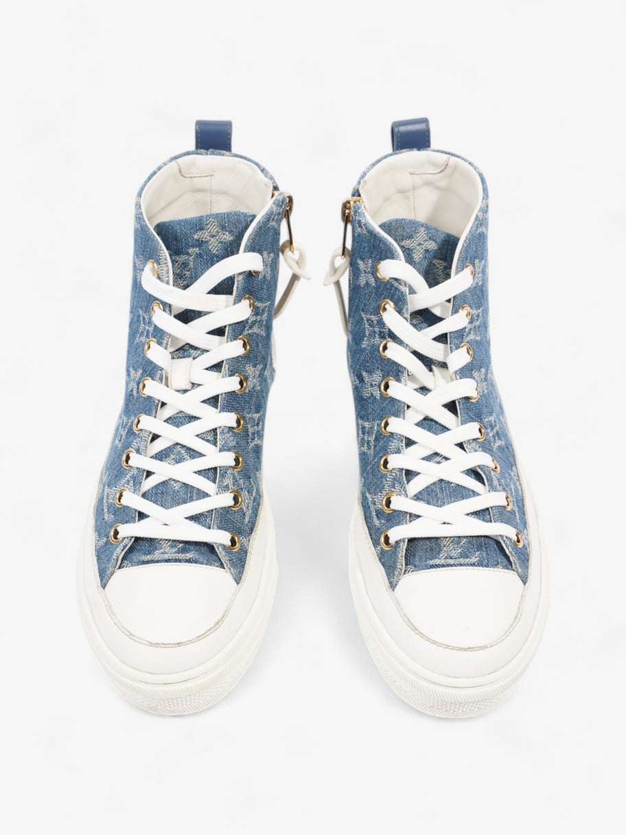 Louis Vuitton Stellar High Top Blue / White Denim EU 36 UK 3 Image 8