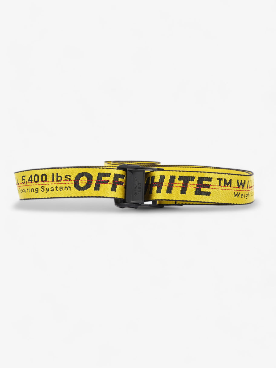 Off White Industrial Belt Yellow Fabric 200cm Image 1