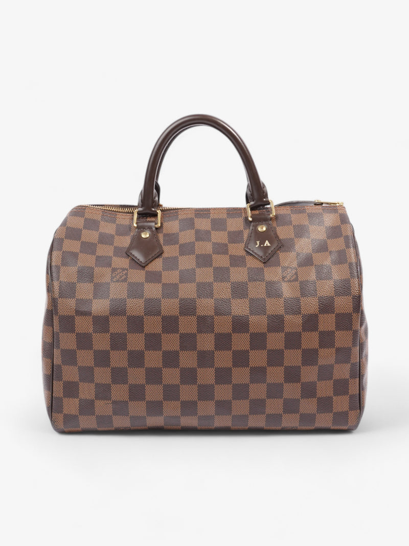  Louis Vuitton Speedy Damier Ebene Coated Canvas 30