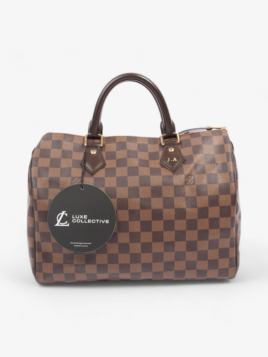 Louis Vuitton Speedy Damier Ebene Coated Canvas 30 Image 8