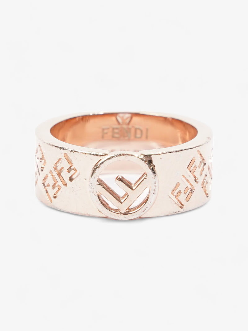  Fendi FF Ring Rose Gold Base Metal M