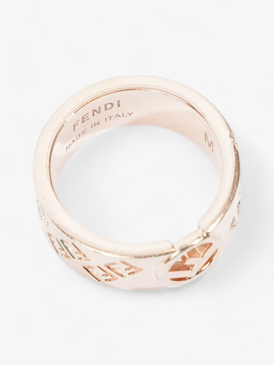 Fendi FF Ring Rose Gold Base Metal M Image 2