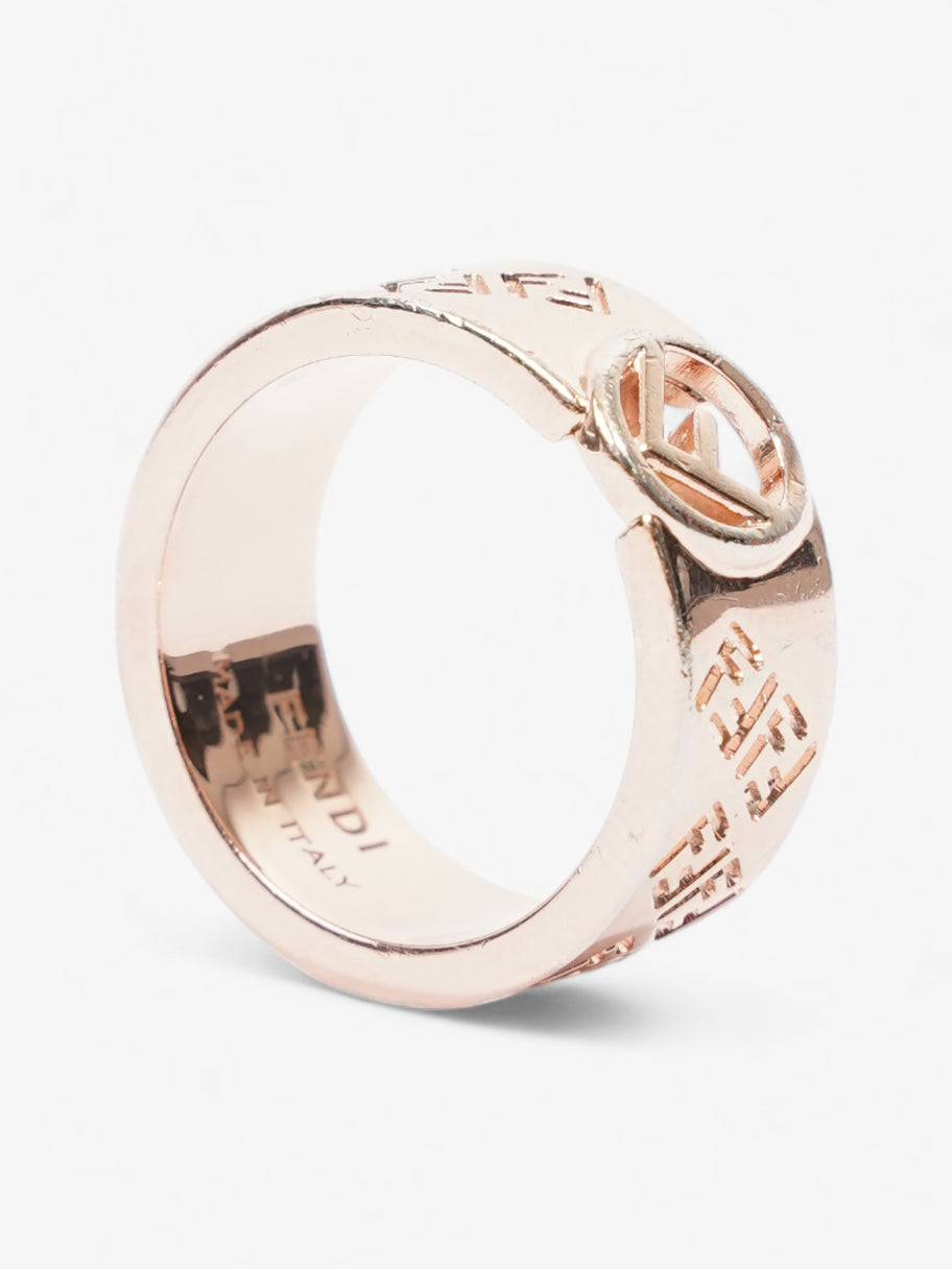 Fendi FF Ring Rose Gold Base Metal M Image 6