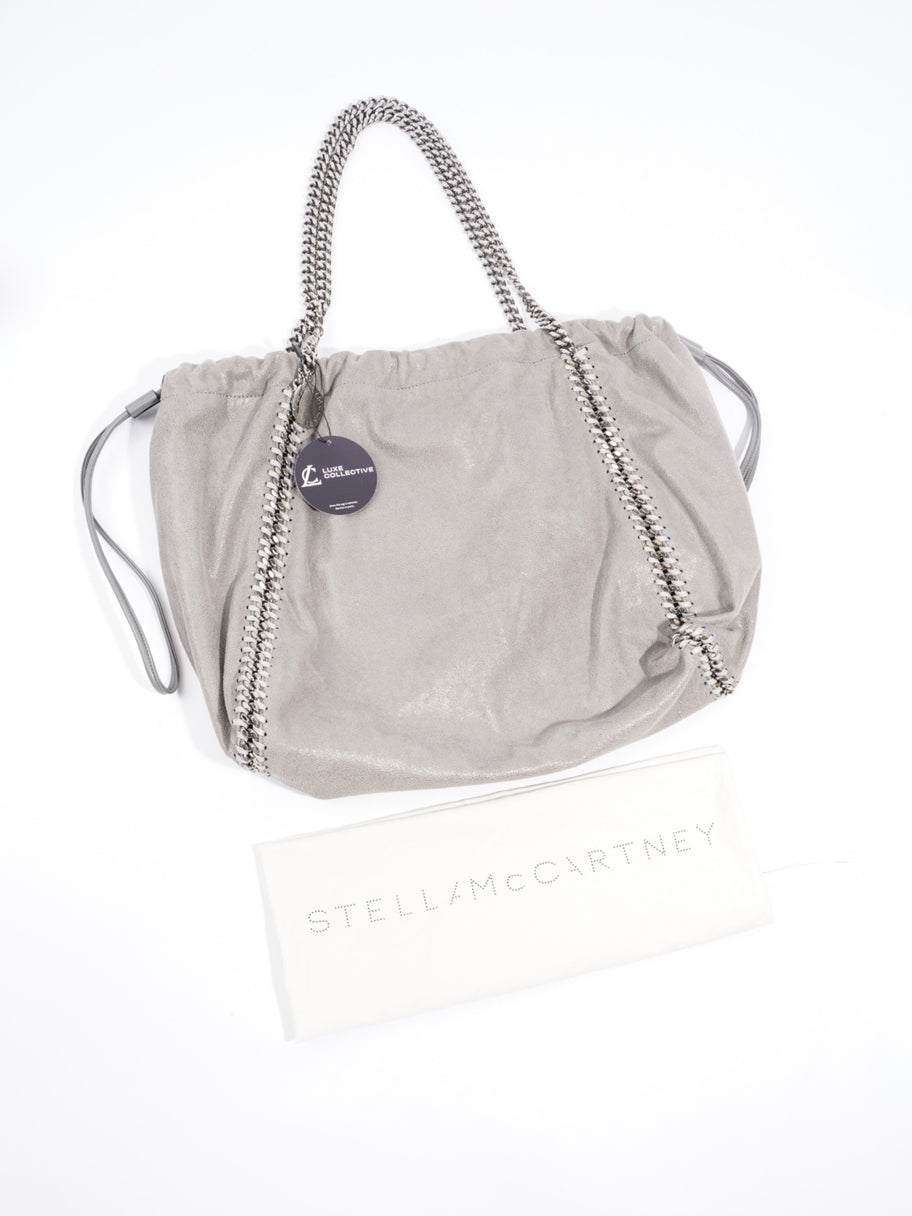 Stella McCartney Falabella Bag Grey Vegan Leather Image 10