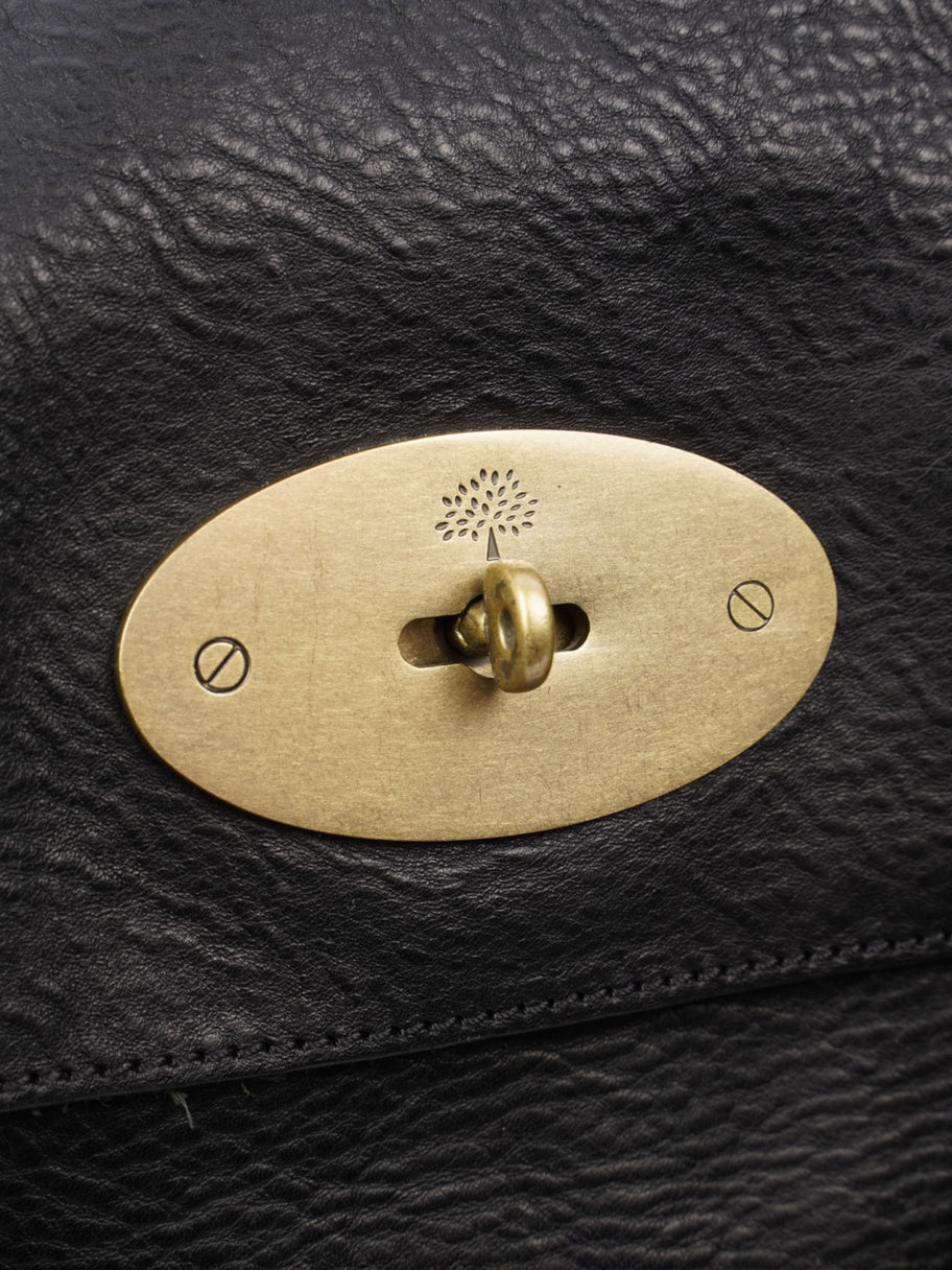 Mulberry Bayswater Black Grained Leather Image 7