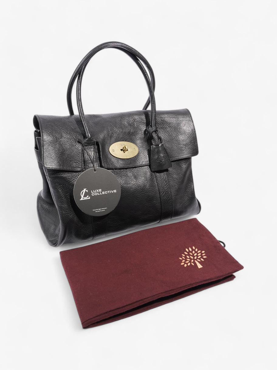 Mulberry Bayswater Black Grained Leather Image 9