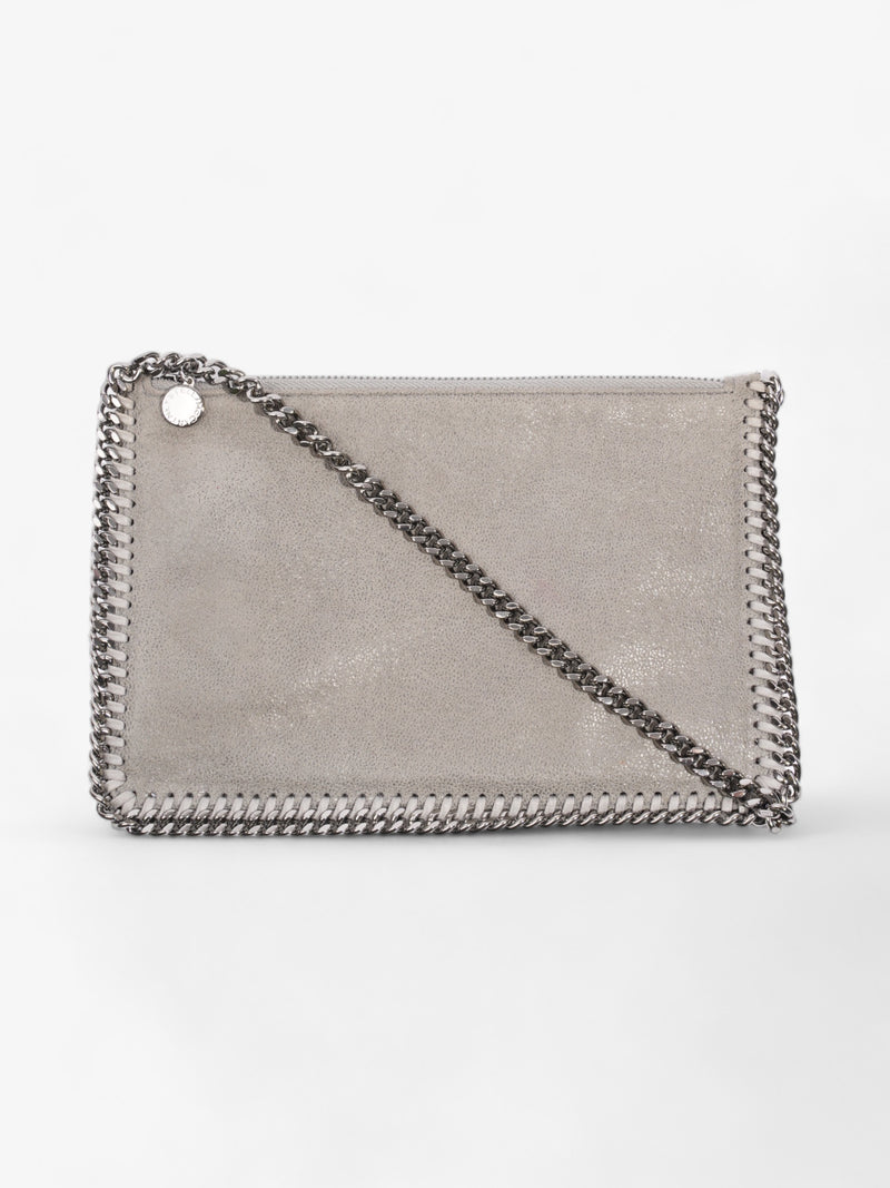  Stella McCartney Falabella Clutch Grey Vegan Leather