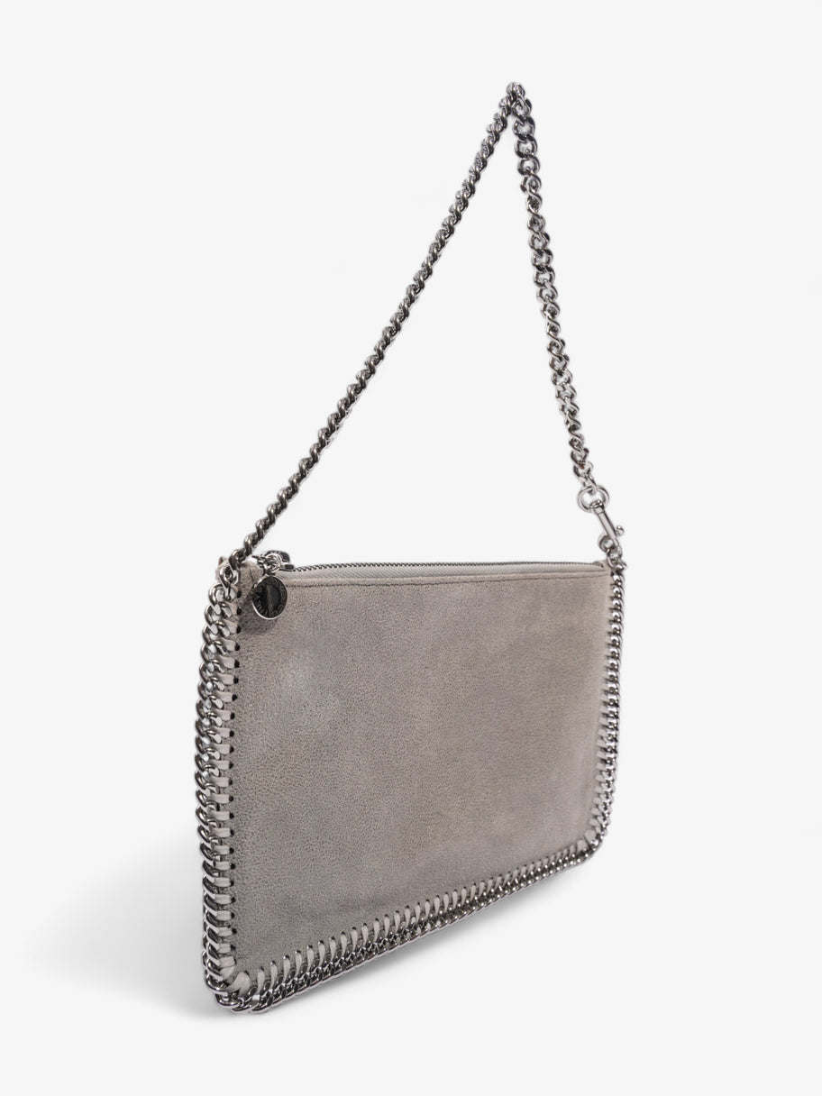 Stella McCartney Falabella Clutch Grey Vegan Leather Image 3