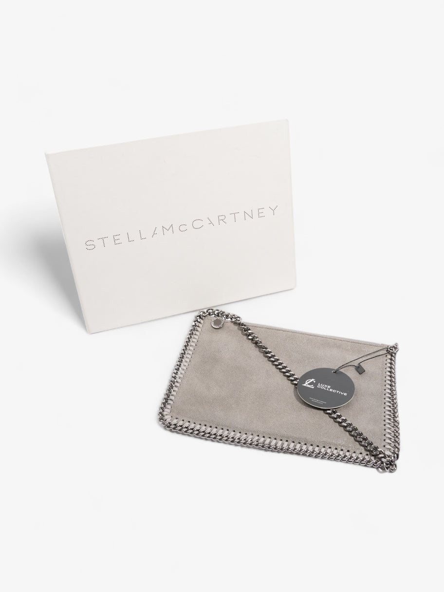 Stella McCartney Falabella Clutch Grey Vegan Leather Image 7