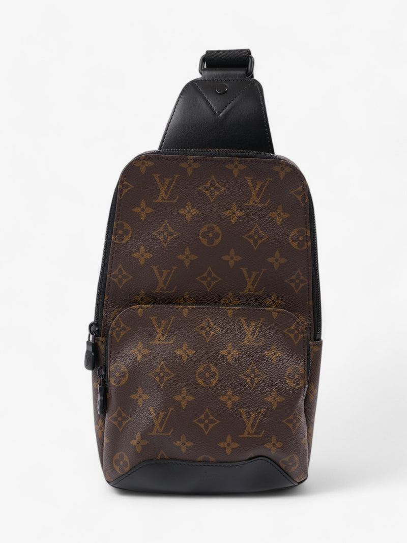  Louis Vuitton Avenue Sling Bag Monogram / Black Coated Canvas