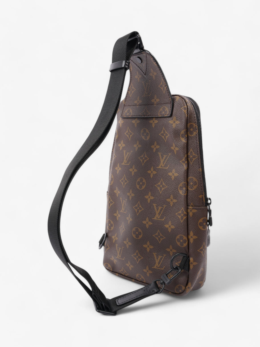 Louis Vuitton Avenue Sling Bag Monogram / Black Coated Canvas Image 4