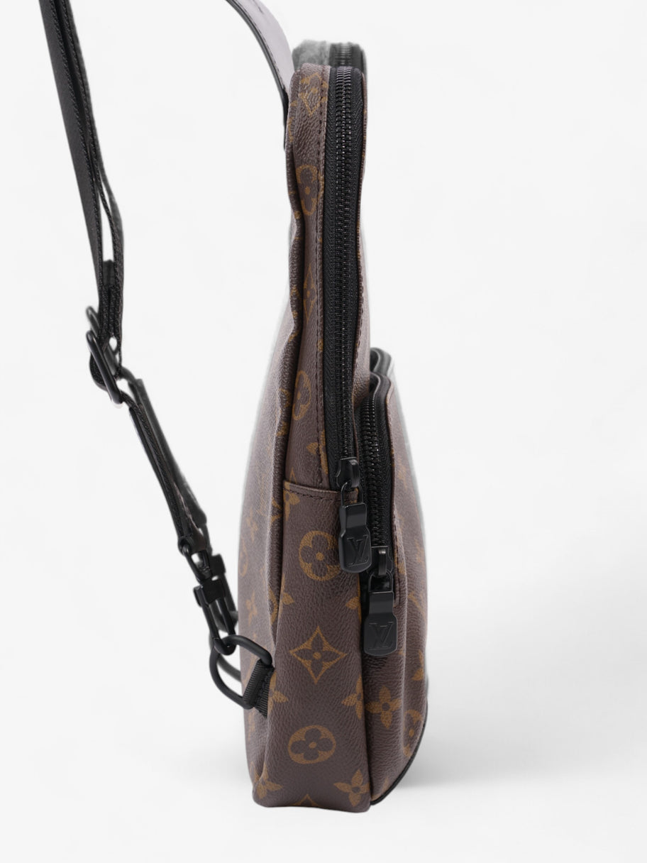 Louis Vuitton Avenue Sling Bag Monogram / Black Coated Canvas Image 5