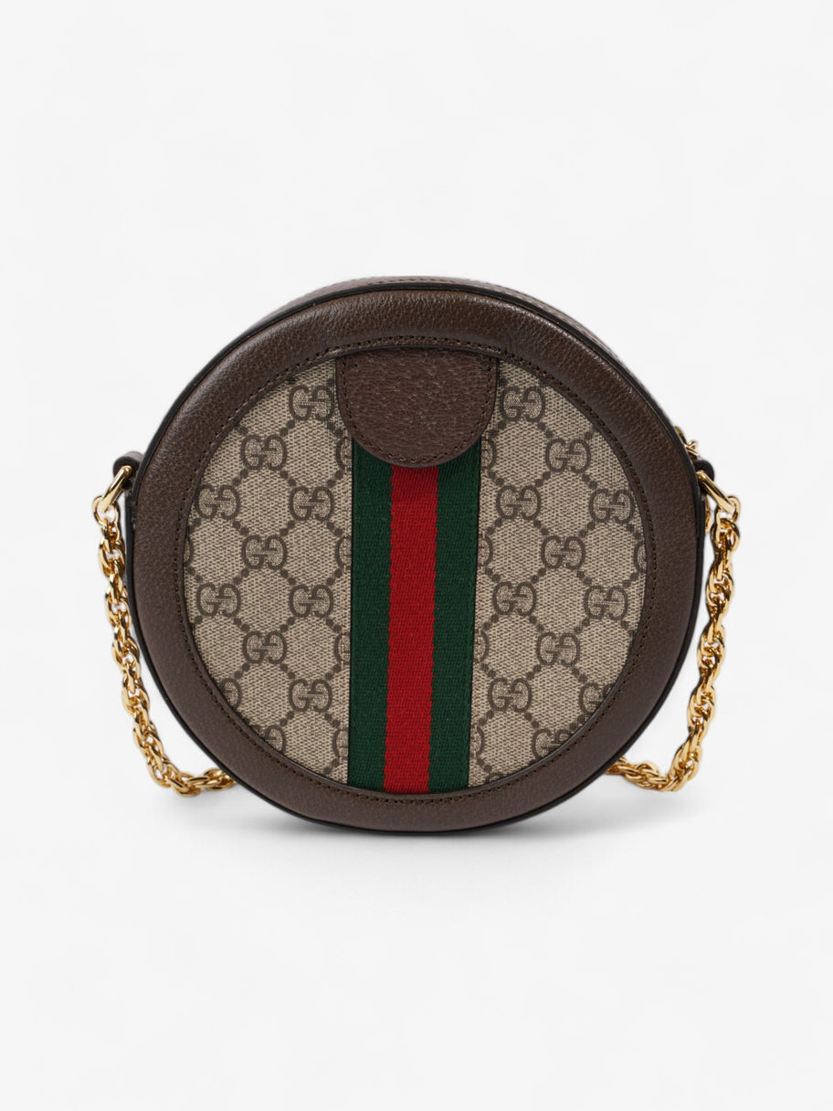 Gucci Ophidia GG Round GG Supreme / Green / Red Canvas Mini Image 4