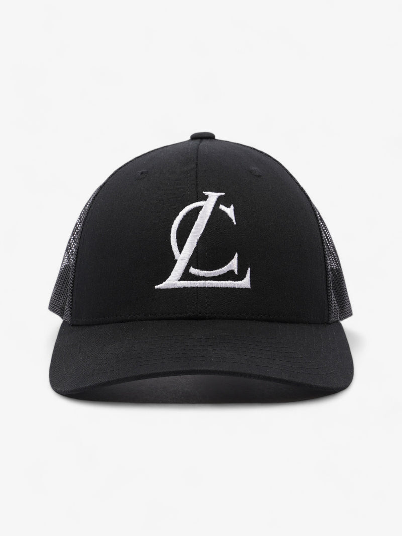  Luxe Collective Logo Trucker Cap Black / White