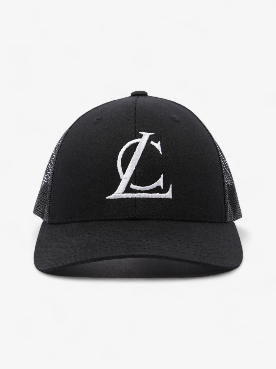 Luxe Collective Logo Trucker Cap Black / White Image 1