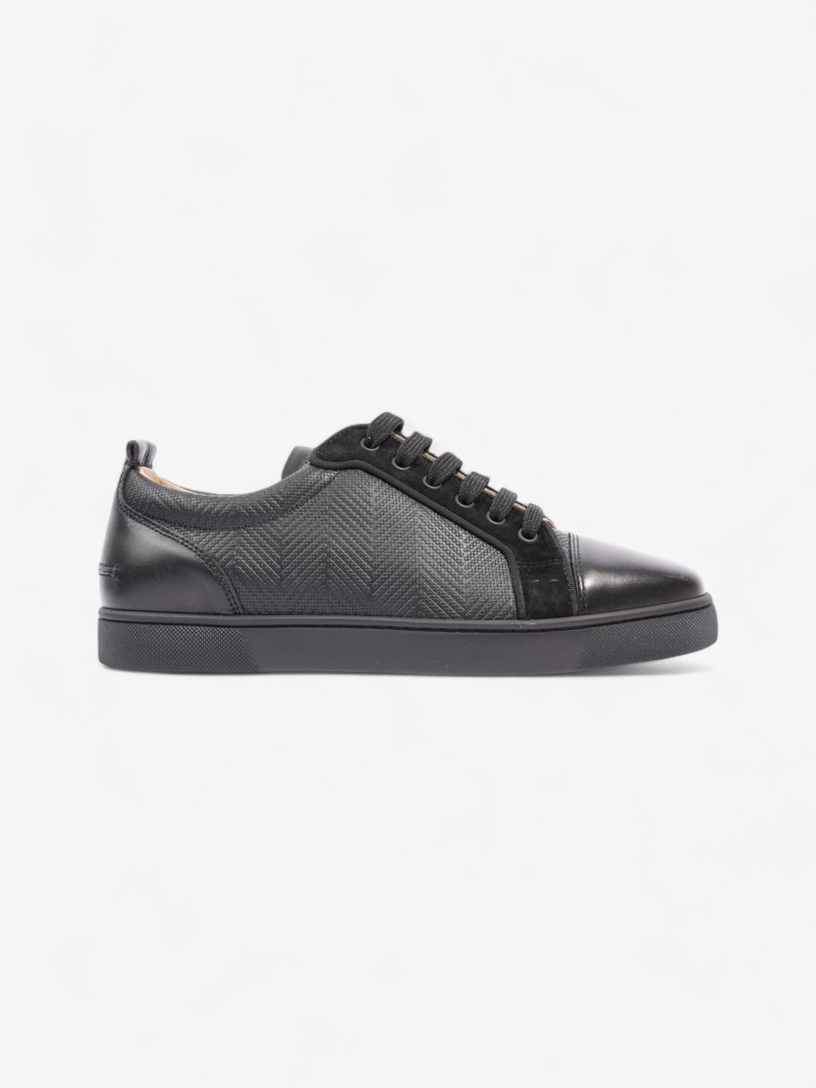 Christian Louboutin Louis Junior Flat Black Calfskin Leather EU 42 UK 8 Image 1